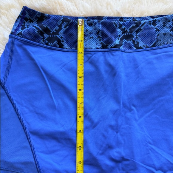 lululemon Royal Blue tennis skirt with Snake-Print Waistband - Picture 2 of 5
